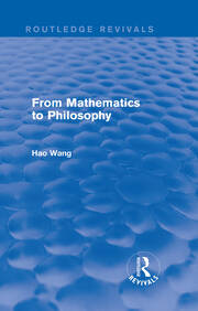 From Mathematics to Philosophy (Routledge Revivals) book cover