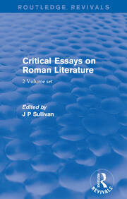 Critical Essays on Roman Literature book cover