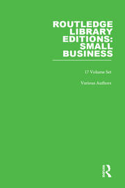 Routledge Library Editions: Small Business book cover