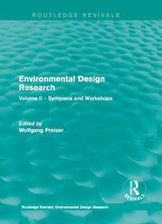 Environmental Design Research: Volume two symposia and workshops book cover
