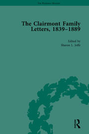 The Clairmont Family Letters, 1839 - 1889 book cover