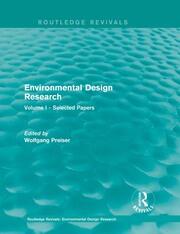 Environmental Design Research: Volume one selected papers book cover