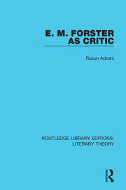 E. M. Forster as Critic book cover