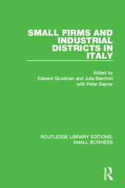 Small Firms and Industrial Districts in Italy book cover