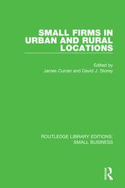 Small Firms in Urban and Rural Locations book cover