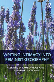 Writing Intimacy into Feminist Geography book cover