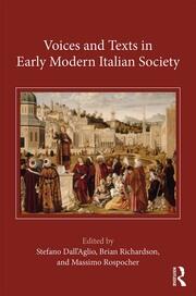 Voices and Texts in Early Modern Italian Society book cover