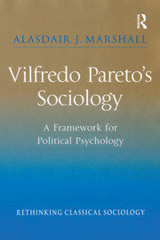 Vilfredo Pareto’s Sociology: A Framework for Political Psychology book cover