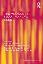 The Yearbook of Consumer Law 2009 book cover