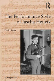 The Performance Style of Jascha Heifetz book cover