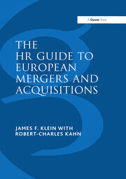 The HR Guide to European Mergers and Acquisitions book cover