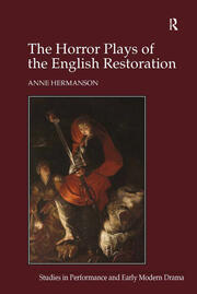 The Horror Plays of the English Restoration book cover