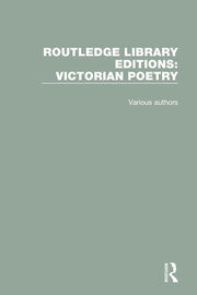 Routledge Library Editions: Victorian Poetry book cover