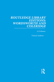 Routledge Library Editions: Wordsworth and Coleridge book cover