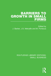 Barriers to Growth in Small Firms book cover