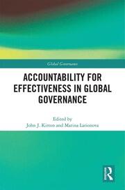 Accountability for Effectiveness in Global Governance book cover
