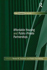 Affordable Housing and Public-Private Partnerships book cover