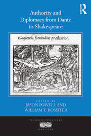 Authority and Diplomacy from Dante to Shakespeare book cover