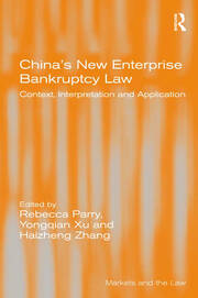 China's New Enterprise Bankruptcy Law: Context, Interpretation and Application book cover