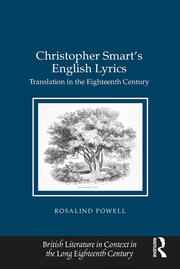 Christopher Smart's English Lyrics: Translation in the Eighteenth Century book cover