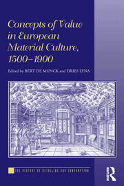 Concepts of Value in European Material Culture, 1500-1900 book cover