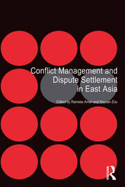 Conflict Management and Dispute Settlement in East Asia book cover
