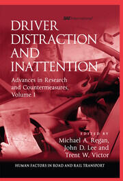 Driver Distraction and Inattention: Advances in Research and Countermeasures, Volume 1 book cover