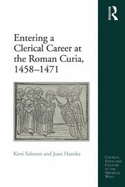Entering a Clerical Career at the Roman Curia, 1458-1471 book cover