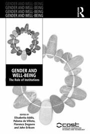 Gender and Well-Being: The Role of Institutions book cover