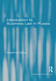 Introduction to Business Law in Russia book cover