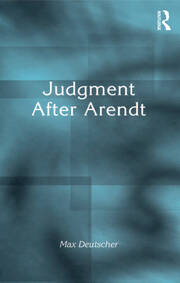 Judgment After Arendt book cover
