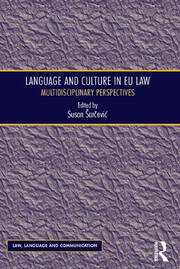 Language and Culture in EU Law: Multidisciplinary Perspectives book cover