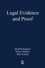 Legal Evidence and Proof: Statistics, Stories, Logic book cover