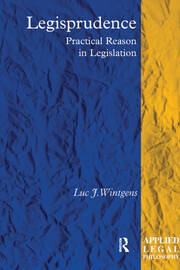 Legisprudence: Practical Reason in Legislation book cover