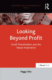 Looking Beyond Profit: Small Shareholders and the Values Imperative book cover