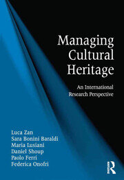 Managing Cultural Heritage: An International Research Perspective book cover