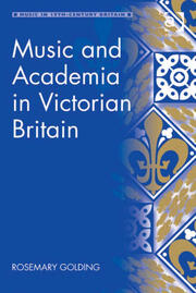 Music and Academia in Victorian Britain book cover