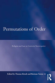 Permutations of Order: Religion and Law as Contested Sovereignties book cover