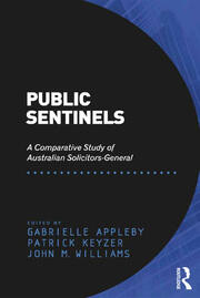 Public Sentinels: A Comparative Study of Australian Solicitors-General book cover