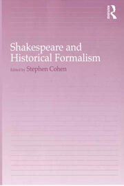 Shakespeare and Historical Formalism book cover