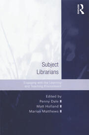 Subject Librarians: Engaging with the Learning and Teaching Environment book cover