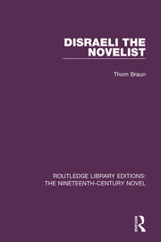 Disraeli the Novelist book cover