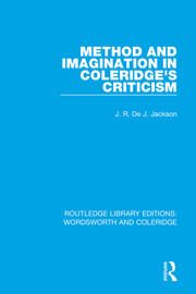 Method and Imagination in Coleridge's Criticism book cover