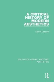 A Critical History of Modern Aesthetics book cover