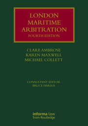 London Maritime Arbitration book cover