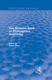 The Methuen Book of Shakespeare Anecdotes book cover