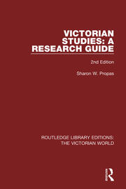 Victorian Studies: A Research Guide book cover