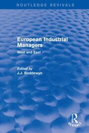 European Industrial Managers: West and East book cover