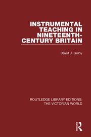 Instrumental Teaching in Nineteenth-Century Britain book cover