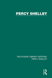 Routledge Library Editions: Percy Shelley book cover